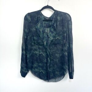 Aritzia Babaton Silk Blouse Sz XS